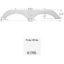 Picture of Icon  Polar White Tandem Axle Fender Skirt For KZ Brands 01760 15-0585                                                       