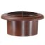Picture of RV Designer  Walnut 5" Round 360 Deg Rotation Heating/ Cooling Register w/ Damper H805 08-0024                               