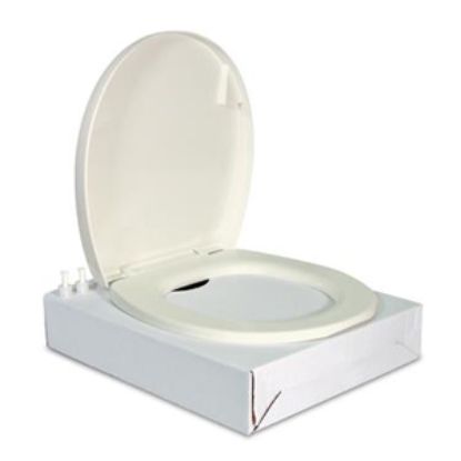Picture of Thetford  Bone White Round Seat & Cover For Thetford Toilet 42179 12-0289                                                    