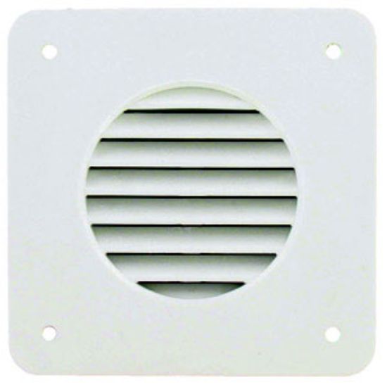 Picture of Valterra  White Plastic Battery Box Louvered Vent A10-3300 19-1633                                                           