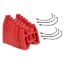 Picture of Valterra Slunky (R) 15' Red Plastic Collapsible Sewer Hose Support w/ Metal Hinges S1500R 71-5779                            