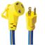 Picture of Voltec Pro Series 12" 15A/30A Power Cord Adapter 16-00502 19-0542                                                            