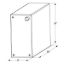 Picture of ICON  30" x 16" x 8" 15 Gal Fresh Water Tank w/ Fittings 12467 10-1615                                                       