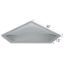 Picture of Icon  4"H Bubble Dome Neo Angle Smoke PC Skylight w/13" X 32" Flange 12112 22-0036                                           
