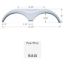 Picture of Icon  Polar White Tandem Axle Fender Skirt For Heartland Brands 01615 15-0499                                                