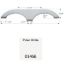Picture of Icon  Polar White Tandem Axle Fender Skirt For Keystone Brands 01466 15-1618                                                 