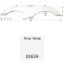 Picture of Icon  Polar White Tandem Axle Fender Skirt For Pilgrim Brands 01624 15-1627                                                  